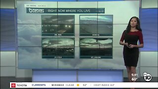 ABC 10News Pinpoint Weather for Sun. Nov. 1, 2020