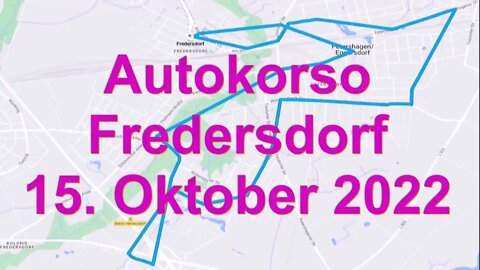 Autokorso Fredersdorf - 15.Oktober 2022