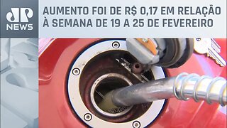 Preço do litro da gasolina sobe a R$ 5,25 nos postos, diz ANP