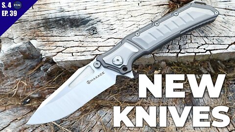 NEW KNIVES | Automatic Heretic Knife & Maxace Titanium Folders + Cold Steel Giveaway! | AK Blade