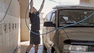 Car Wash ASMR | Chevy Astro Van #shorts