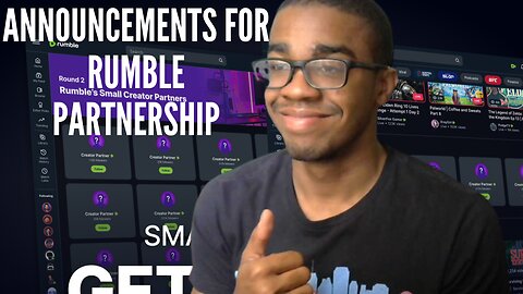 rumble partners are announced today so be on the lookout