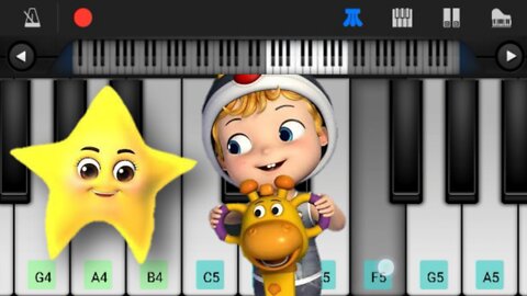 Twinkle Twinkle Little Star ✨ Easy Piano Tune