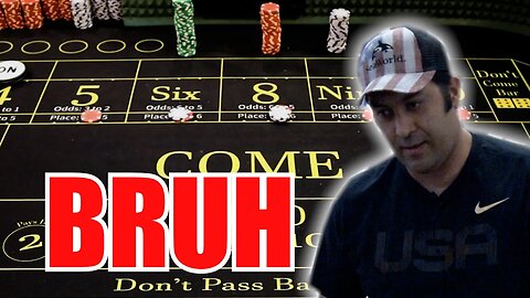 🔥BRUH🔥 30 Roll Craps Challenge - WIN BIG or BUST #348