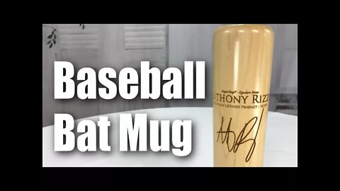 Wooden Chicago Cubs Anthony Rizzo MLB Baseball Bat Mug by Dugout Mugs Review