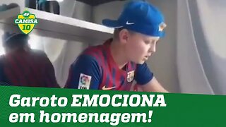 Emocionante! Menino faz poema em homenagem aos garotos do Ninho e VIRALIZA!