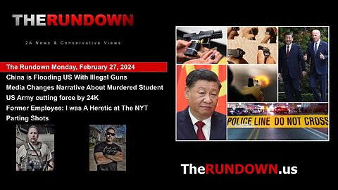 #667 - How The US is Ignoring China's Plot to Get Illegal Guns in The Hands of US Criminals