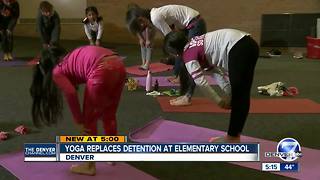 No more detention, yoga instead at one Denver school