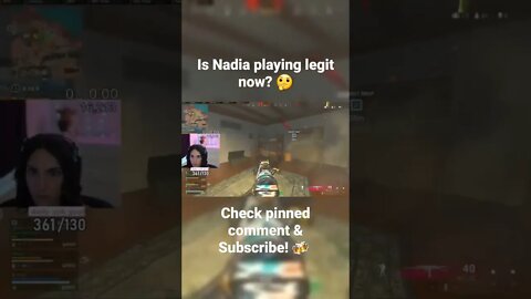 Has Nadia stopped using hacks? Comment below. (Call of Duty Warzone) #shorts #callofduty