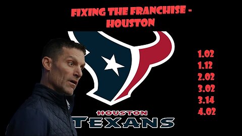 Dynasty After Dark Bonus Episode: Fixing A Franchise - Houston Texans