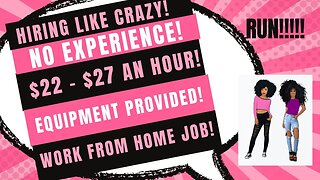 RUN!!! No Experience! Taking Messages $22-$27 An Hour + Equipment Work From Home Job #remotejobs