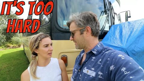 WHY WE GAVE UP ON FINDING OFF-GRID LAND FOR OUR BUS CONVERSION | Bus Life NZ | Episode 114