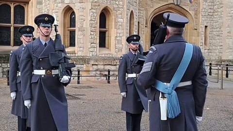 End of inspection Royal Air force #toweroflondon