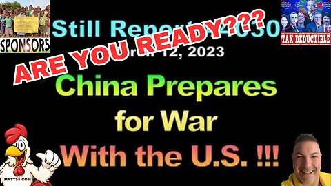 CHINA IS AT WAR WITH THE USA: ARE YOU READY???