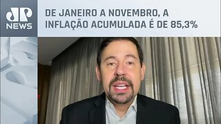 Nogueira: Inflação da Argentina se aproxima de 100%