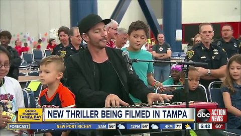 Harry Connick Jr is filming a new movie in the Tampa Bay Area