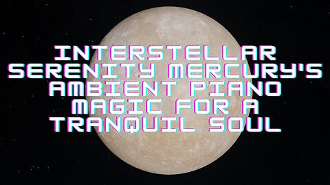 Interstellar Serenity: Mercury's Ambient Piano Magic for a Tranquil Soul