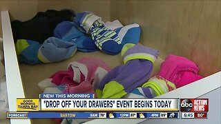 'Drop off your drawers' campaign hopes to help kids in need