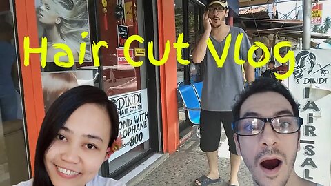 Today Xmandre cut his Hair and Chesco come to see Vlog at the Hair Cut Saloon
