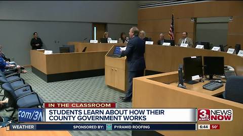 In The Classroom: Sarpy County Government Day