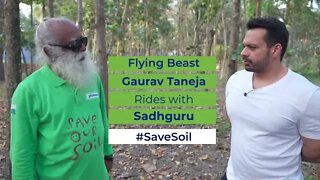 Flying Beast Gaurav Taneja Rides with Sadhguru
