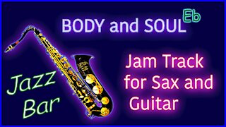 425 COOL JAZZ FUSION Jam Track in Eb for SAX and GUITAR