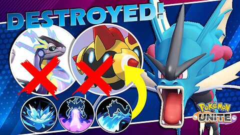 Gyarados Destroyed Miraidon and Falinks in Pokemon Unite