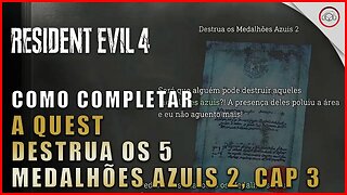 Resident Evil 4 Remake, Como resolver a quest Destrua os medalhões azuis 2 no cap 3 | Super-Dica