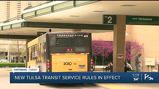 New Tulsa Transit service rules in effect