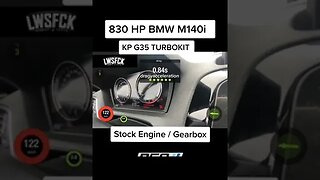 830HP BMW M140i ACCELERATION