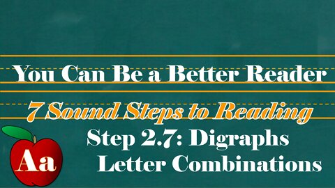 Step 2.7.2: Digraphs Letter Combinations