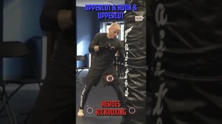 Heroes Training Center | Kickboxing & MMA "How To Double Up" Uppercut & Hook & Uppercut BH | #Shorts