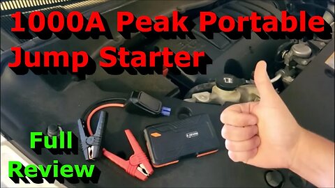 Check This Out! - 1000A Peak Portable Jump Starter - Full Review