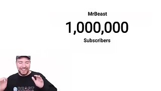 MrBeast Hits 1 Million Subscribers