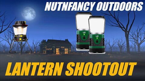 LED Lantern Shootout at Haunted Cabin!