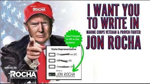 Trump-endorsed Candidate Jon Rocha Fights Back After Being Kicked Off Ballot