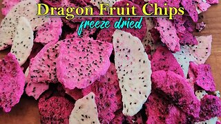 We finally perfected the Dragon Fruit Chip | Freeze Dried Dragon Fruit