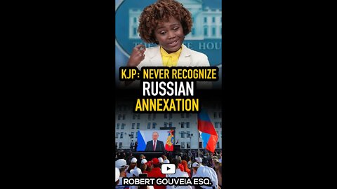 KJP: NEVER Recognize Russian Annexation #shorts