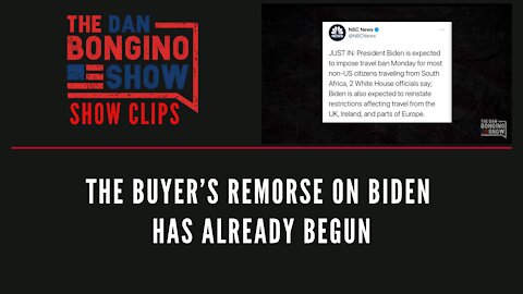 The buyer’s remorse on Biden has already begun - Dan Bongino Show Clips