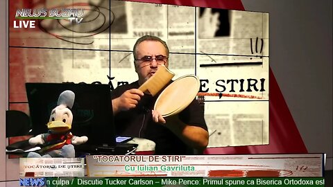LIVE - TV NEWS BUZAU - TOCATORUL DE STIRI, cu Iulian Gavriluta. Azi despre mitomanul Tomita, minc…
