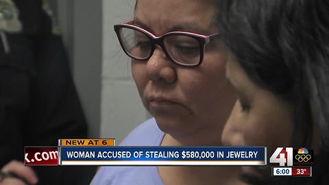 Housekeeper accused of stealing pricey jewelry