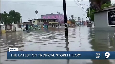 Tropical Storm Hilary pounds California, with Nevada next