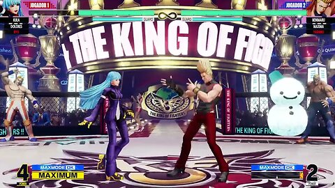 THE KING OF FIGHTERS XV RYO/KULA/DOLORES VS YASHIRO/BENIMARU/MAXIMA