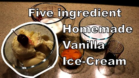Basic 5 ingredient homemade Ice cream