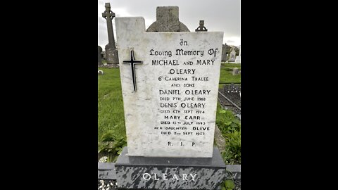 ☘️ O’Leary Family Gravesite Rathass Cemetery Tralee Ireland ☘️