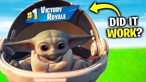 Baby Yoda's IMPOSSIBLE Fortnite Challenge