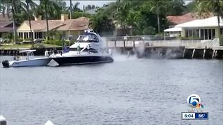 Engine problem causes boat to fill with smoke in Delray Beach