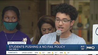 Students push for no fail policy in Illinois