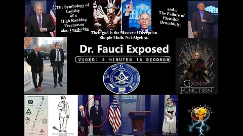 ⚡ VIDEO: CLEAR PROOF THAT FAUCI IS A LUCIFERIAN ⚡