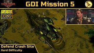 C&C Tiberian Sun GDI Mission 5: Defend Crash Site - Hard - 1080p HD